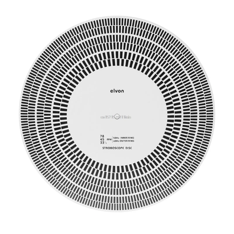 LP Виниловая пластинка проигрыватель Phono Тахометр калибровки стробоскоп дисковый коврик 33 45 78 об/мин