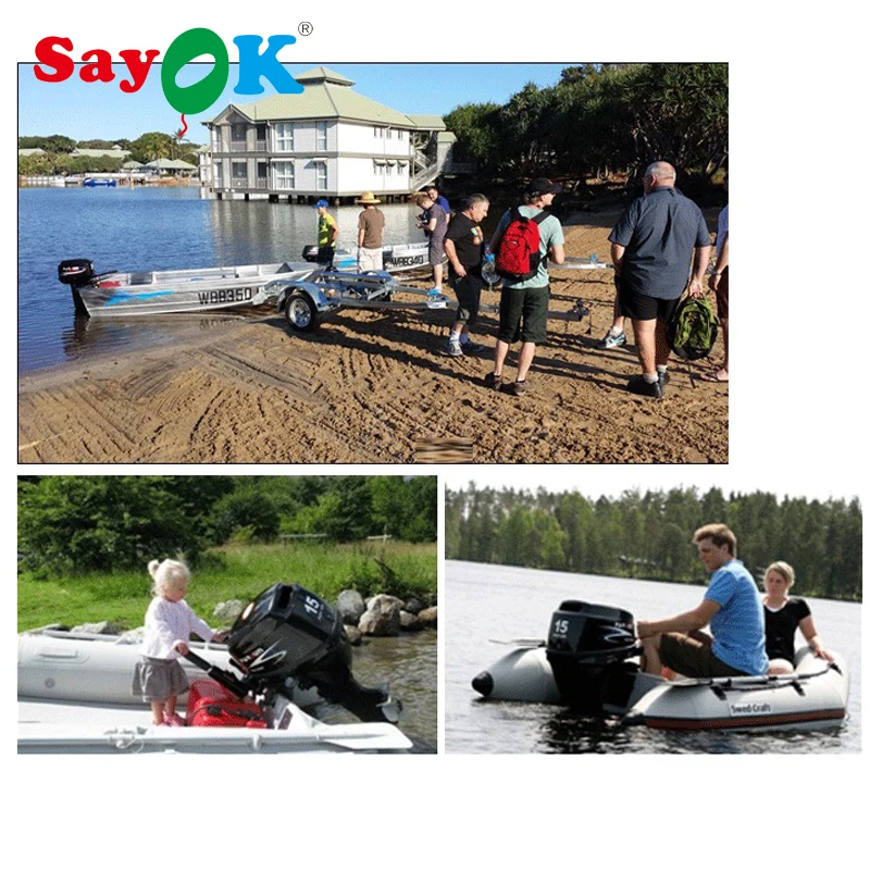 С водяным охлаждением 15hp 4 тактный подвесной мотор двигателя для надувной