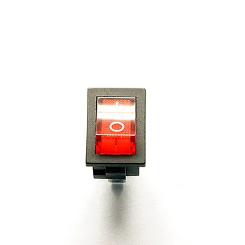 

Rocker Power Switch KCD1-102 red 3p 2 files with light 6A/250V 20pcs