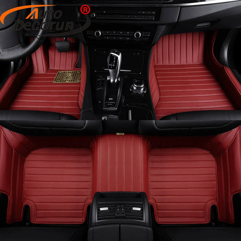 Us 367 2 49 Off Autodecorun Custom Fit Floor Mats Cars For Volvo Xc60 S60 S80 C30 Xc90 V60 V40 Car Mats Pvc Leather Carpets Interior Car Styling In