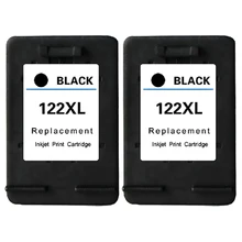 2Pk для hp картридж 122 черный картридж для HP Deskjet 1000 1050 1510 2000 2050 2050A 3000 3050 3050A Картридж для HP 122