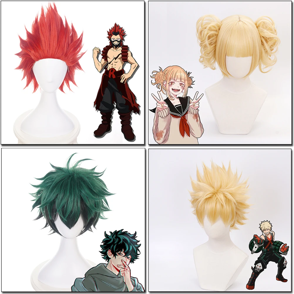 Парик для косплея моя геройская академия ролевые игры Kirishima Eijirou / Shinsou Hitoshi/ Todoroki