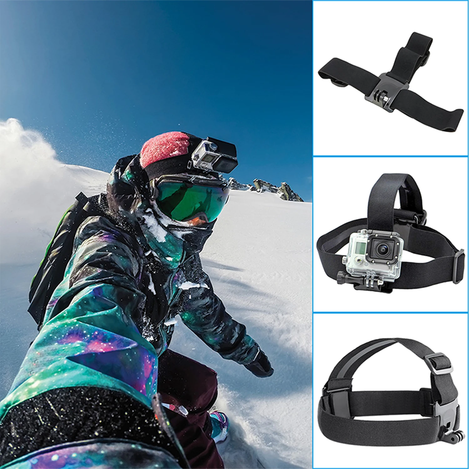 Gosear 9 шт. полный Дайвинг Surfriding аксессуары комплект для GOPRO Hero 7 6 5 спорт Экшн камеры аксессуары