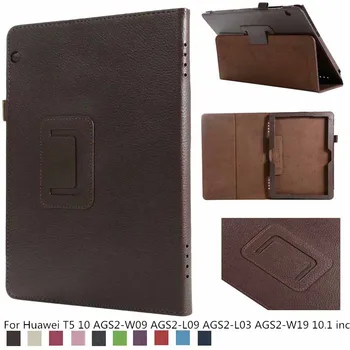 

PU Leather Case For Huawei MediaPad T5 10 Cover for Huawei Media Pad AGS2-W09 AGS2-L09 AGS2-L03 AGS2-W19 10.1'Cover Cases + pen