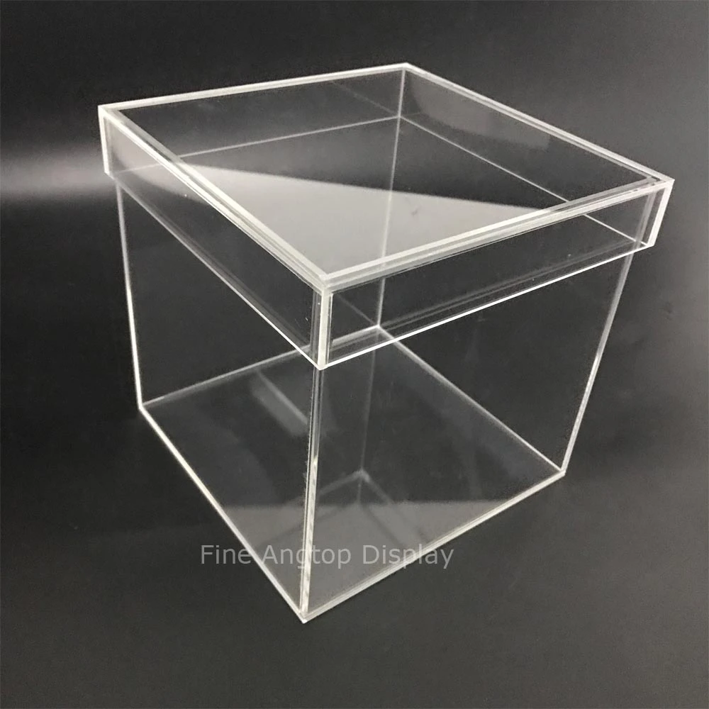 15x15x15 cm Plastic Acryl Vierkante Container Doos met Afneembare Deksel  Clear Sieraden Gift Verpakking|Sieraden Verpakkingen & Displays| -  AliExpress