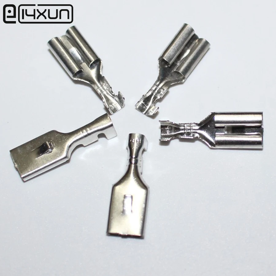 200Pcs 7.8mm Female Crimp Spade Terminal Connection 7.8 mm Tinned