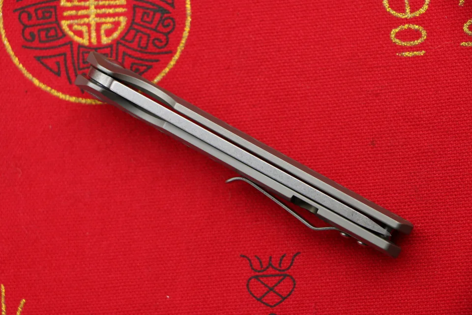 LOVOCOO A08 9cr18mov лезвие titanium ручка Флиппер складной нож для отдыха на открытом воздухе, для кемпинга, охоты, карманный тактический фрукты Ножи EDC инструменты
