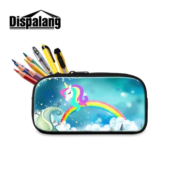 

Pretty Make Up Bag Unicorn Print School Pencil Case for Girls Large Cartoon Pen Bag for Children Adult Pencil Pouch for Office