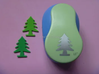 

free shipping 1pc 38mm christmas tree eva foam punch perfurador de EVA Kids crafts punches paper cutter scrapbooking punches