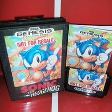 MD games card-Sonic the Hedgehog US чехол с коробкой и руководством для sega Megadrive Genesis игровая консоль 16 бит MD card