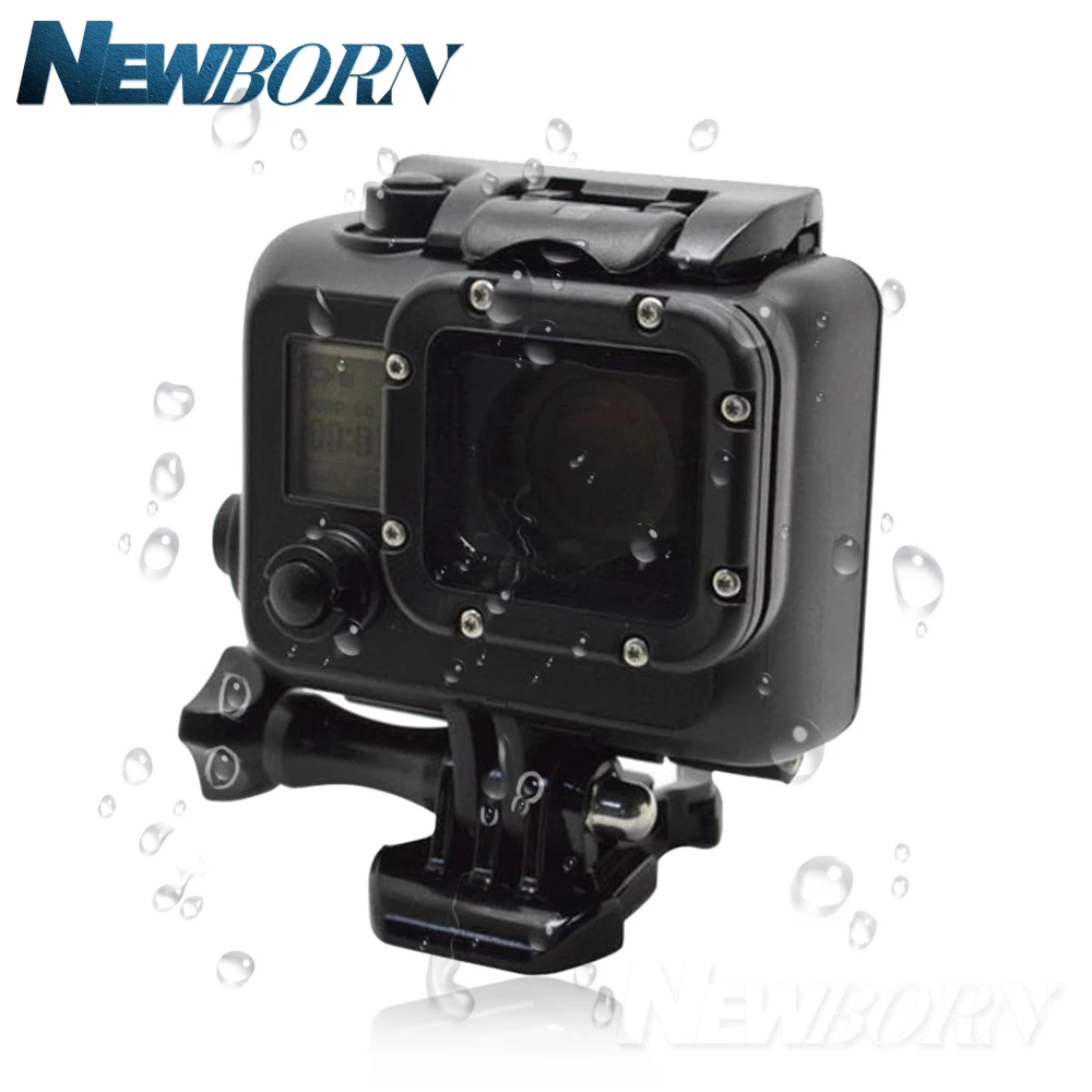 Водонепроницаемый чехол для экшн камеры Gopro Hero 4 3 + 3|Чехлы экшн-камер| |