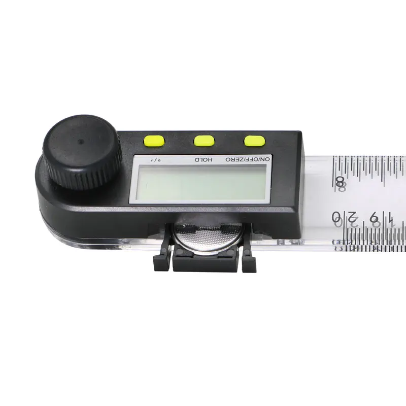 Digital Protractor Angle Ruler 200mm 8inch Angle Finder Meter Plastic 360 Degree Goniometer Inclinometer Measuring Tool