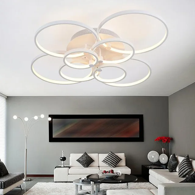 Ultra Thin 4 6 8 10 Ring Led Acrylic Ceiling Lamps Bedroom Modern Ultra Thin 4 6 8 10 Ring Led Acrylic Ceiling Lamps Bedroom Modern