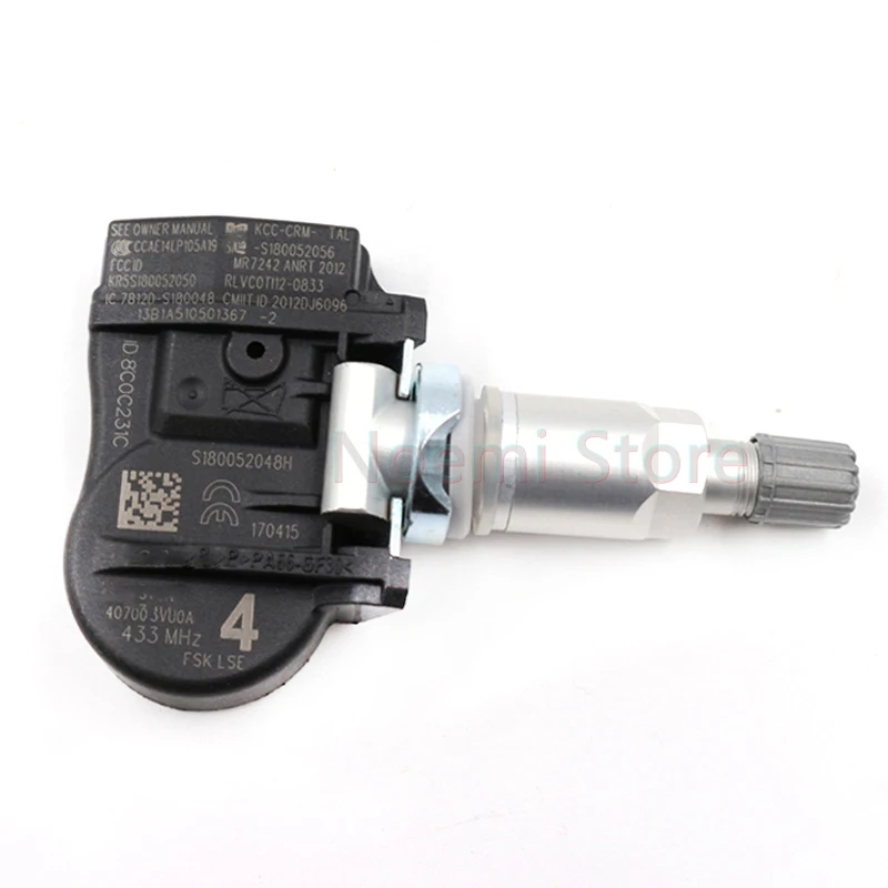 YAOPEI 4 шт. 407003VU0A 433 МГц для Nissan NOTE QASHQAI TIIDA хэчбек Renault ESPACE V KOLEOS давление в шинах 40700