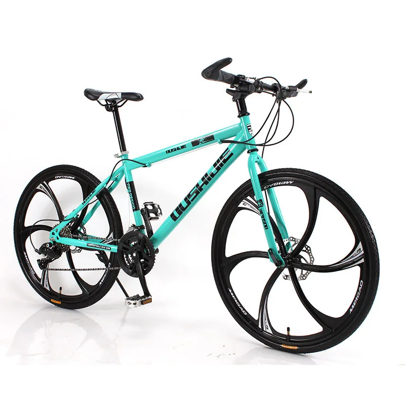 Горный велосипед 26 дюймов 27 скорость 6 нож Bianchi студентов взрослых студентов мужчин и женщин Многоцветный