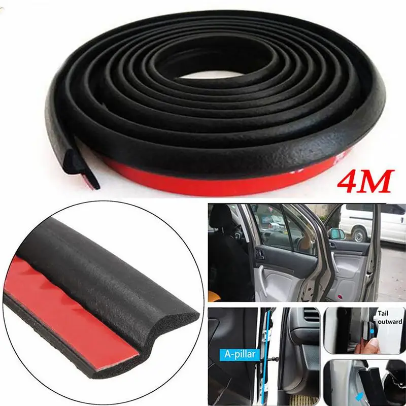 

Universal 4M Z Shape Car Type Rubber Seal Sound Insulation Door Car Strip Sealing Weatherstrip Edge Noise