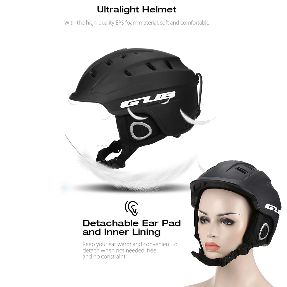 GUB Ultralight Bicycle Helmet Bike Safety Hat Cycling Skiing Helmet MTB