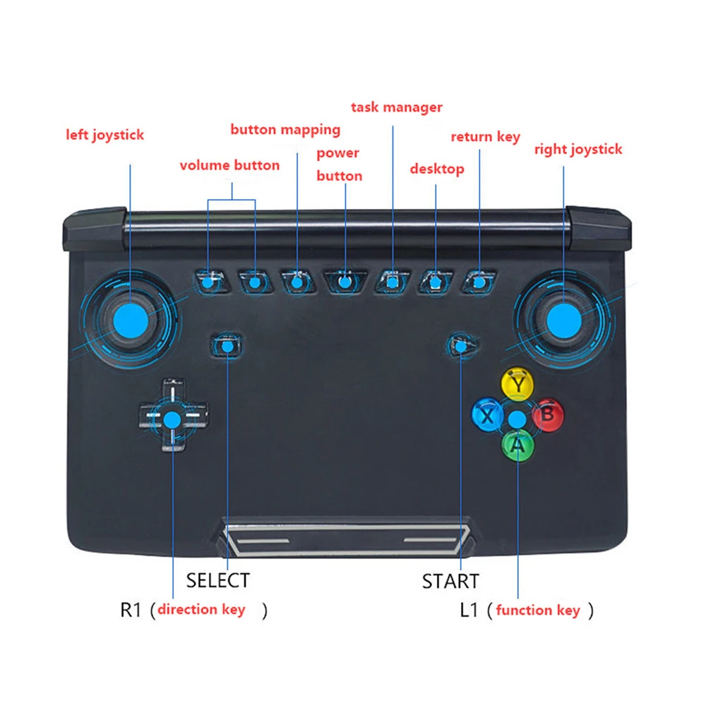  X18 Handheld Game Machine Players 5.5 inch Touch Screen Android 7.0 Quad core 2G RAM 16G ROM Video 