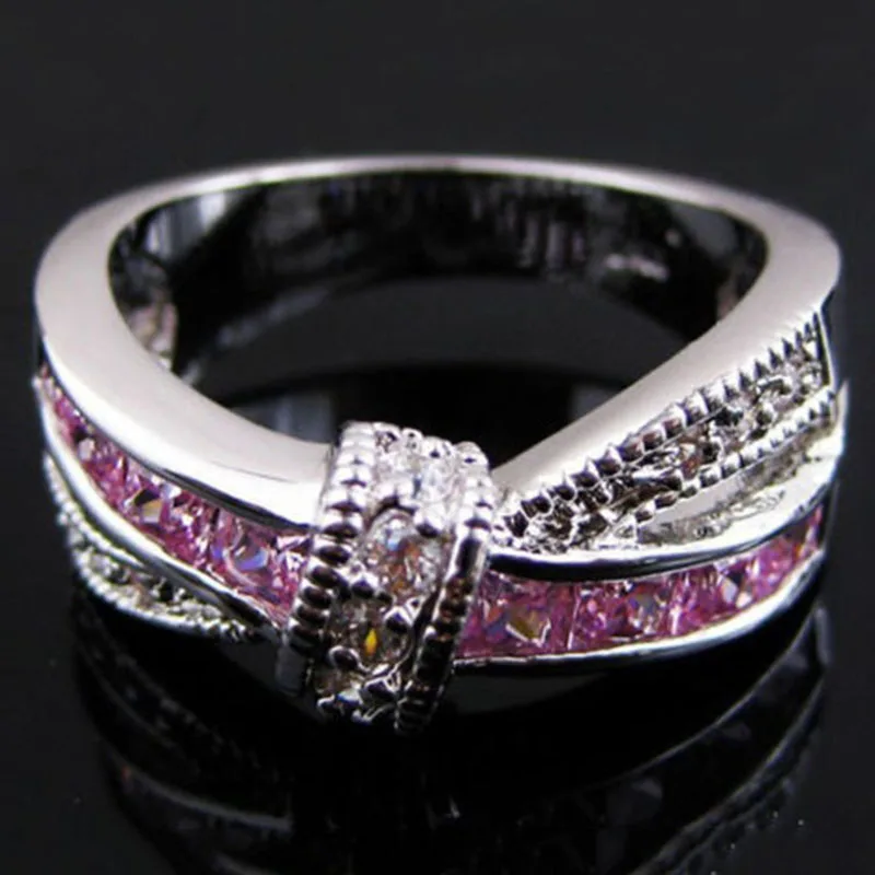 KUNIU-Fashion-Trenty-Creztive-Shape-Zirconia-Corssed-Pink-White-Gold-Filled-Ring-7-11-Size-Gift (3)