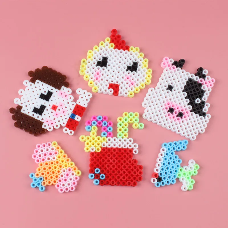 48 цветов 5 мм Perler бусины для детей 3D головоломки diy игрушки 4600 шт./компл. Хама бусины обучающий пазл игрушки предохранитель набор бисера