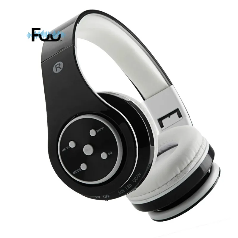 Stereo Bluetooth Headset Inside Mic Hands-Free Earphones Bluetooth Wireless Headphones With TF Card Radio FM For Iphone HZSP081