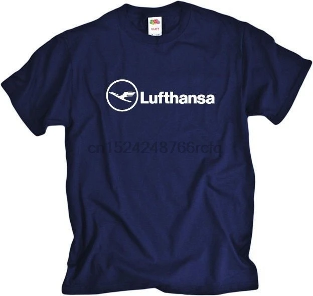 

Lufthansa Vintage Logo German Airline Aviation T-Shirt S-5XL