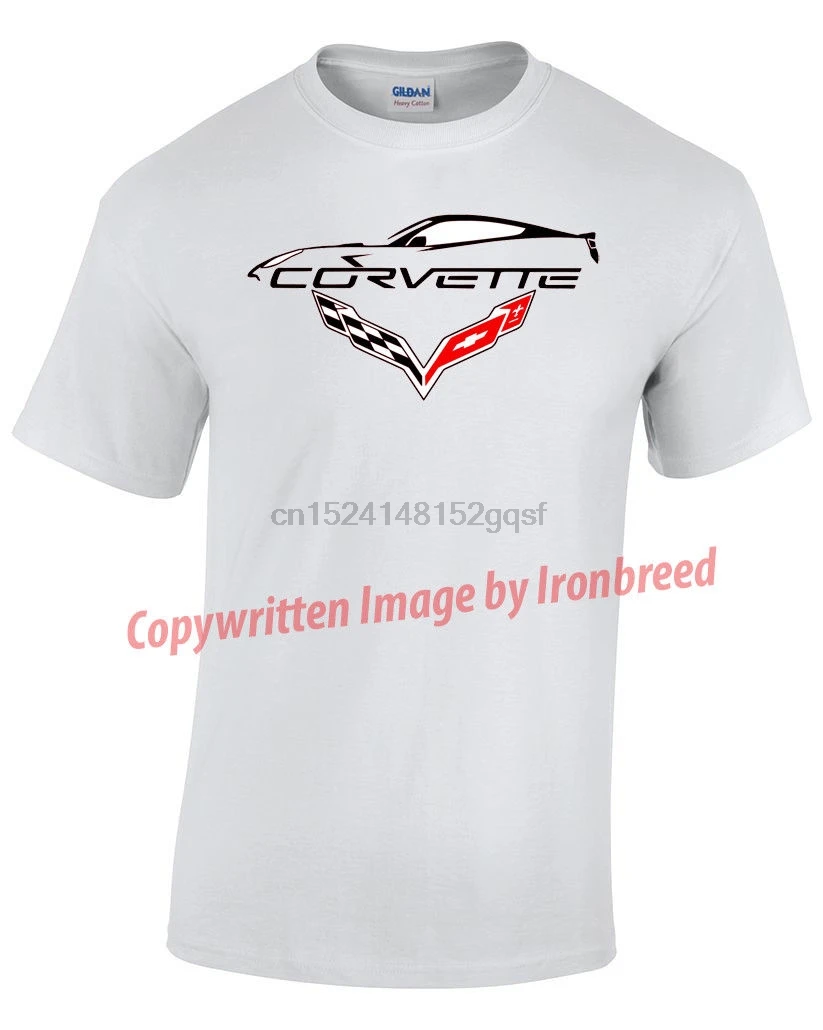 

2018 Fashion 100% Cotton T Shirt Custom 2014 2015 2018 C7 Corvette T Shirt Stingray Grand Sporter Z06 Z15 Zr1 Tops Tee
