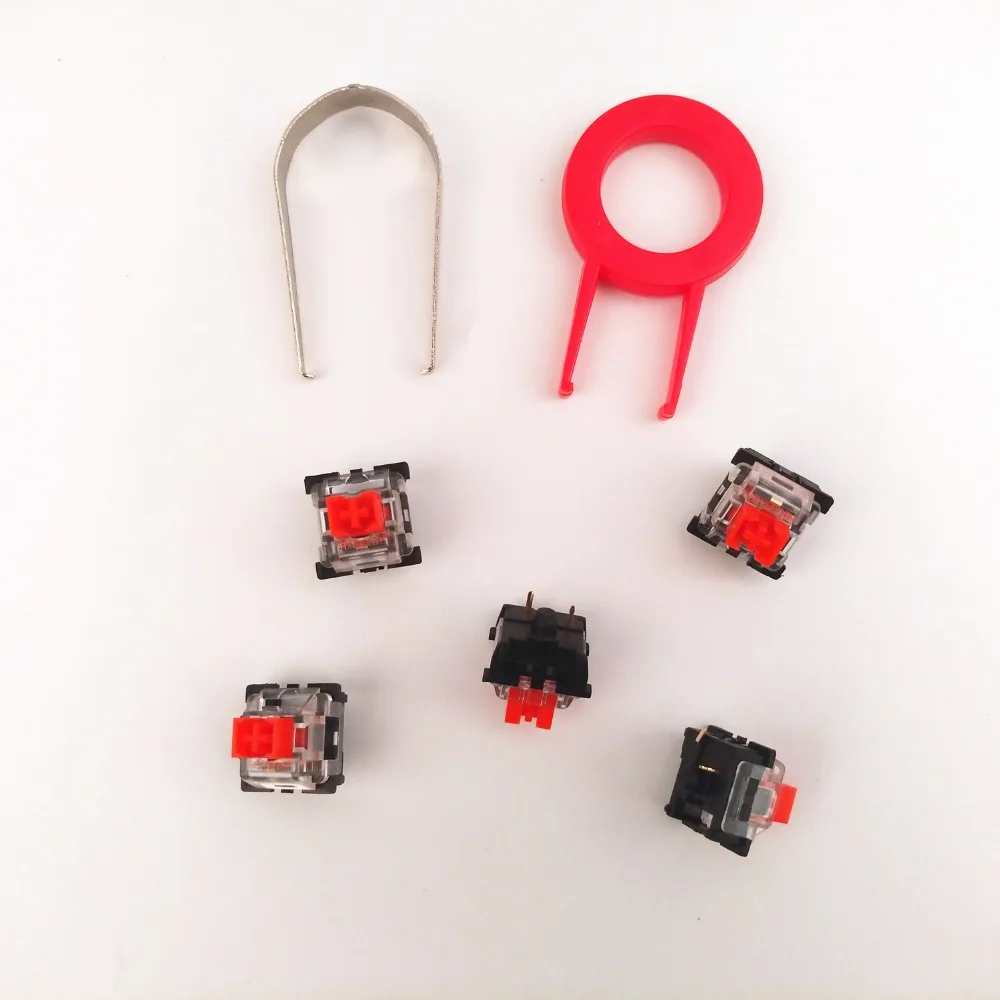 12 шт. Outemu MX Серии keyswitchers-Outemu красный переключатель/синий/черный/коричневый для механических клавишных переключателей замена и DIY