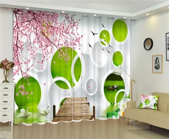 

Luxury 3D Curtains Drapes for Living Room Office Hotel Home Wall Tapestry Can be Customed