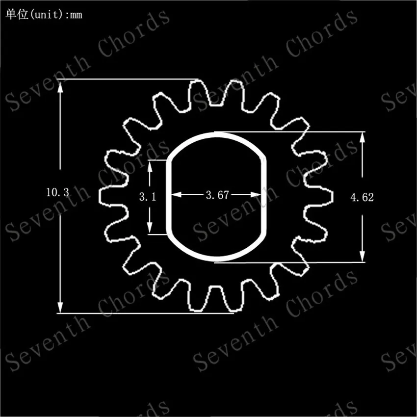 6Pcs/Lot Gear Ratio 1:18 Guitar Tuners Tuning Pegs Key Machine Head Mount Gear For Guitar Accessories Parts Made Of Iron
