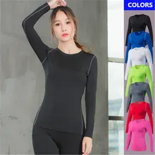 Женская футболка для йоги, беговые лосины для фитнеса, спортивная одежда, сексуальная женская спортивная рубашка с длинным рукавом, спортивные майки для тренировок, одежда для йоги