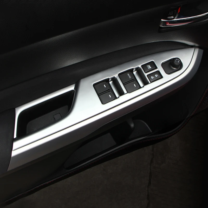 

For Suzuki Vitara 2016 2017 2018 Door Window Switch Cover Trim Armrest panel Decoration Chrome Stickers Car-styling Accessories