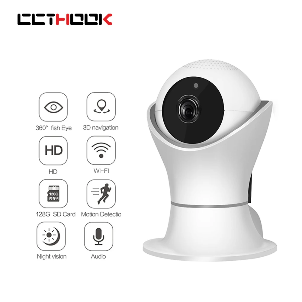 

Meisort 1080P Wifi ip Camera Wireless Network Home Security Camera IR Night Vision CCTV Camera Baby Monitor 360 Degree Mini Cam