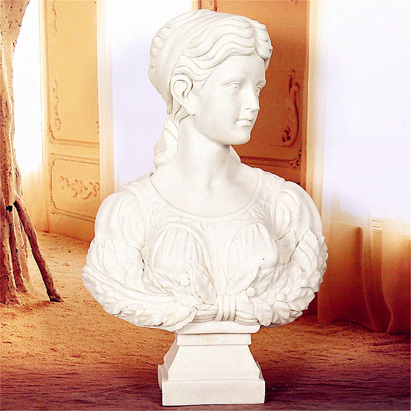 

68cm Retro Venus Head Portraits Bust Aphrodite Venus Statue Roman Mythology Home Decoration Resin Art&Craft Gift L2192