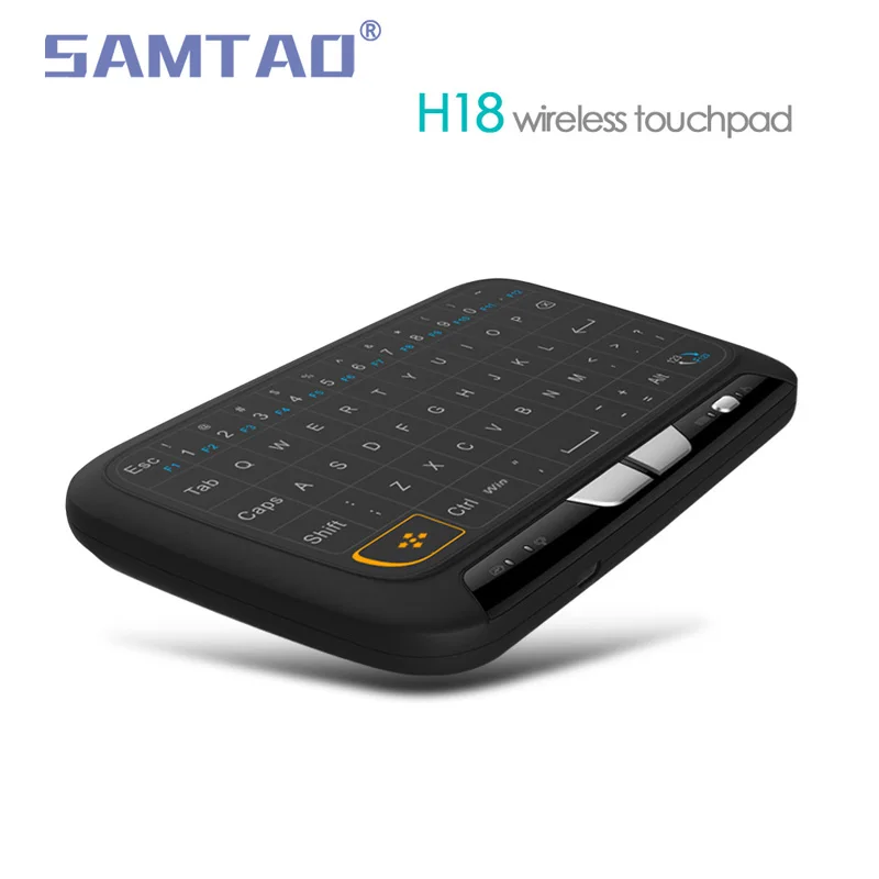 

SAMTAO New Wireless Fly Air Mouse with Gyroscope H18 2.4G with Full Screen Touchpad Remote Controller Airmouse for Smart TV PC