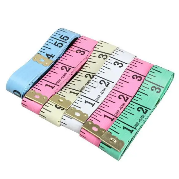 

Practical 4pcs Body Measuring Ruler Sewing Tailor Tape Measure Soft Flat 60Inch 1.5M