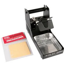 Высокое качество паяльник Поддержка Стенд станция металлическая основа с 1 губкой ST-2094