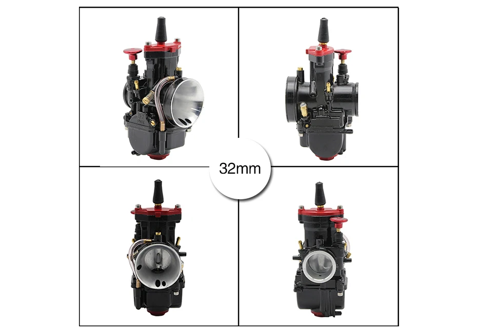 Alconstar для 4 двигателя 21 24 26 28 30 32 34 мм Mikuni PWK карбюратор части скутеры с силовой струей Мотоцикл ATV питбайк