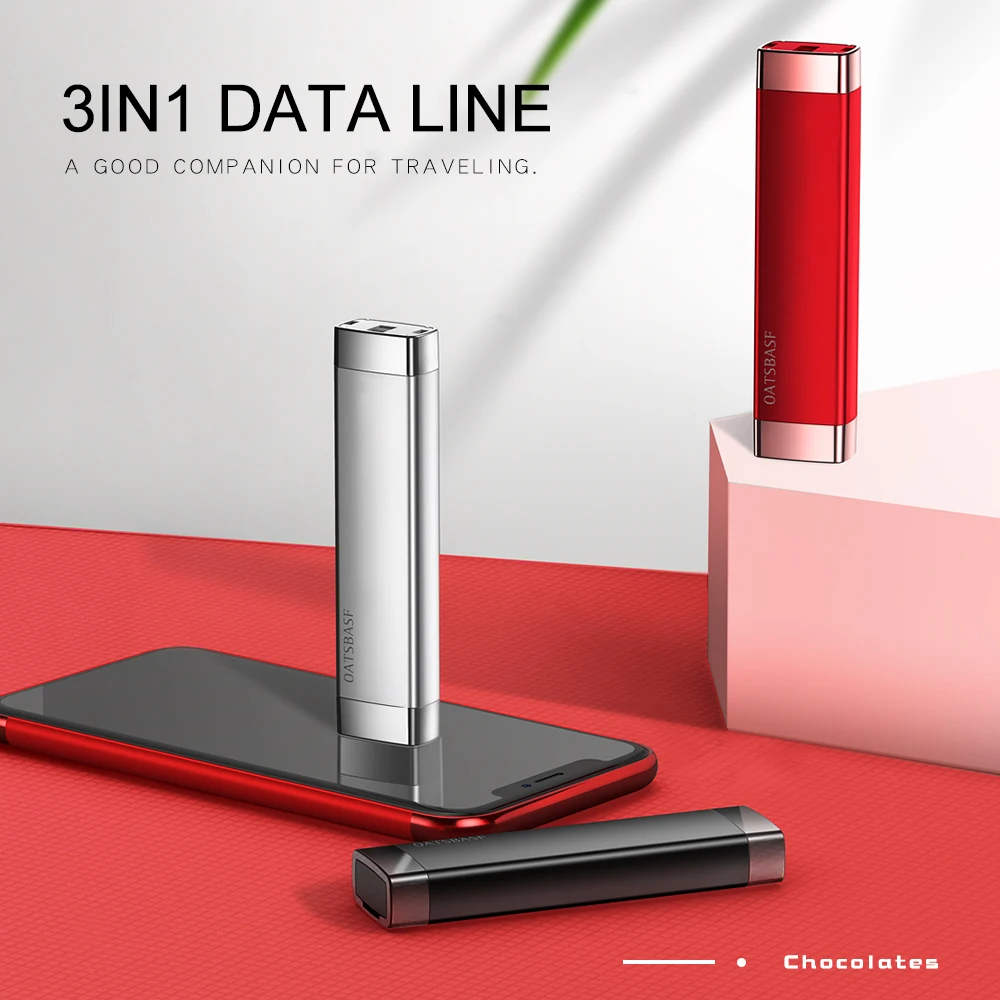 Oatsbasf 3 في 1 مايكرو و نوع c كابل يو اس بي ل iphone XR Xs ماكس X 8 7 6 زائد سريع شحن كابلات الهاتف المحمول شاحن الحبل