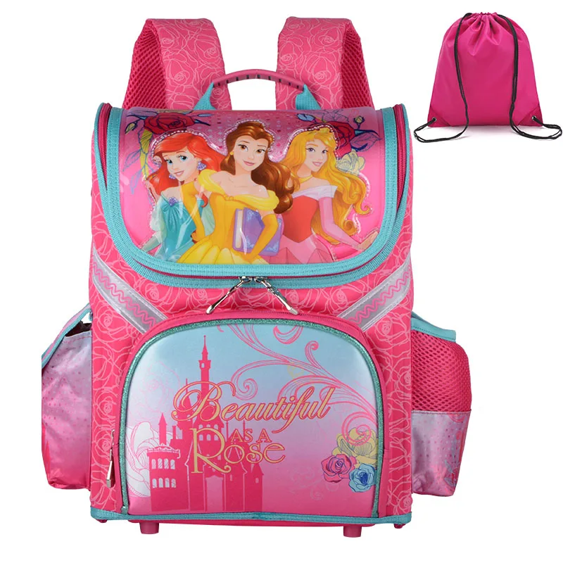 Высокое качество, 20 моделей детских школьных рюкзаков с бабочками для мальчиков, школьный рюкзак для девочек, ортопедический Водонепроницаемый школьный рюкзак - Цвет: BB4 princess