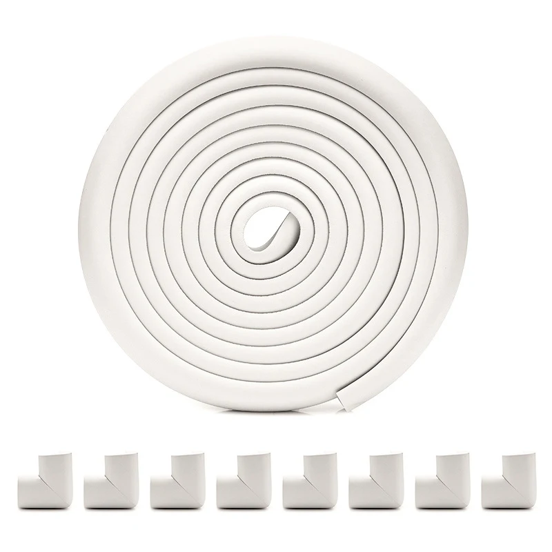 5 M+8pcs Corners Child Protection Corner Protector Baby Safety Guards Edge & Corner Guards Angle Form Free Tape Dropshipping
