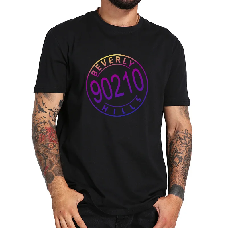 

EU Size 100% Cotton T Shirt Beverly Hills, 90210 TV Series Tees Luke Perry Actor Classical Works Tops Short Sleeve Casual Homme