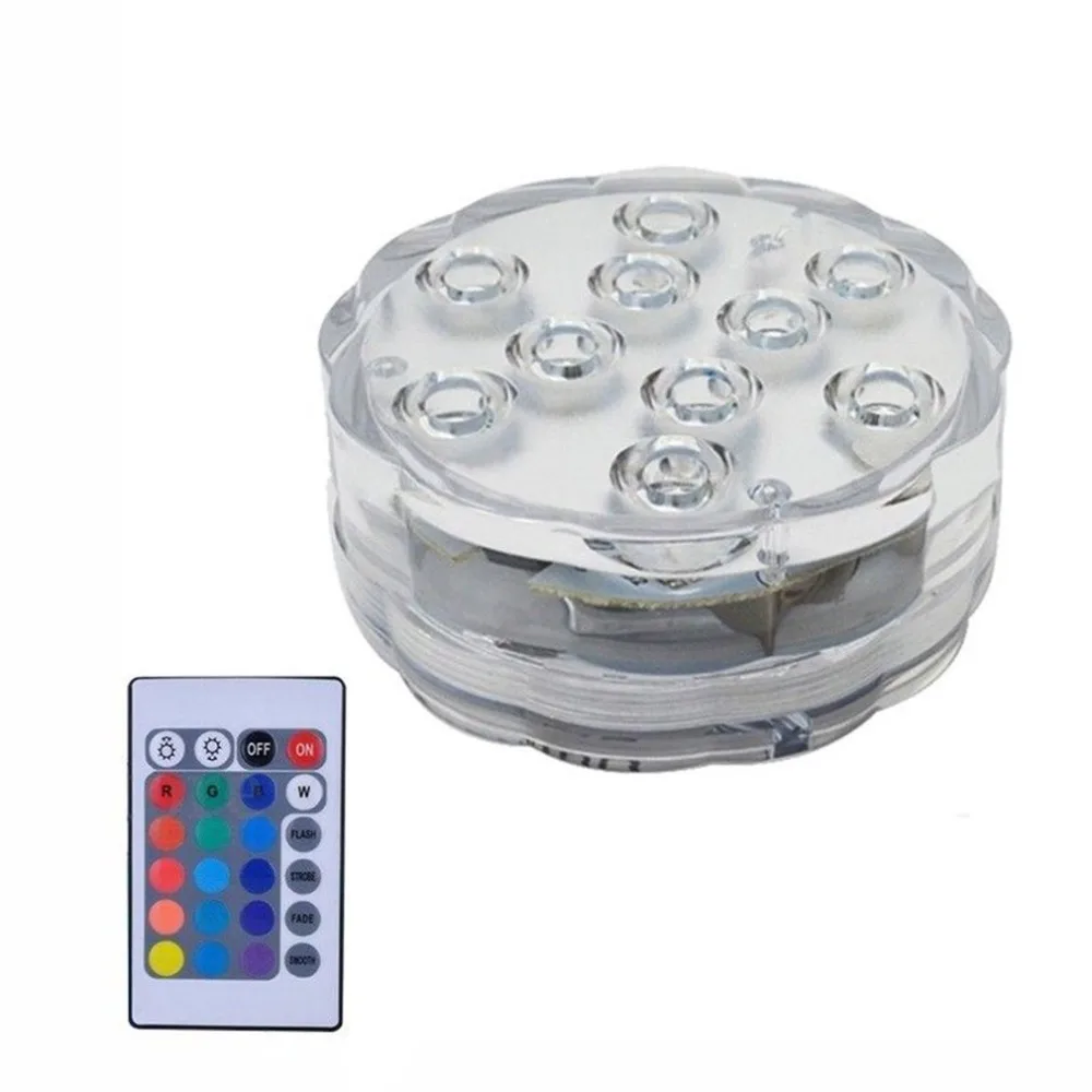 

Swimming Pool Light With Remote Control RGB ip68 piscine Submersible Light Durable LED Bulb Portable Underwater Night Lamp