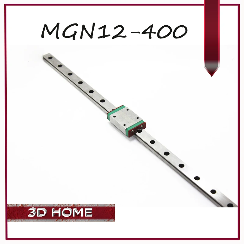 

Kossel for 12mm Linear Guide MGN12 L 400mm linear rail + MGN12H Long linear carriage for CNC X Y Z Axis 3d printer part