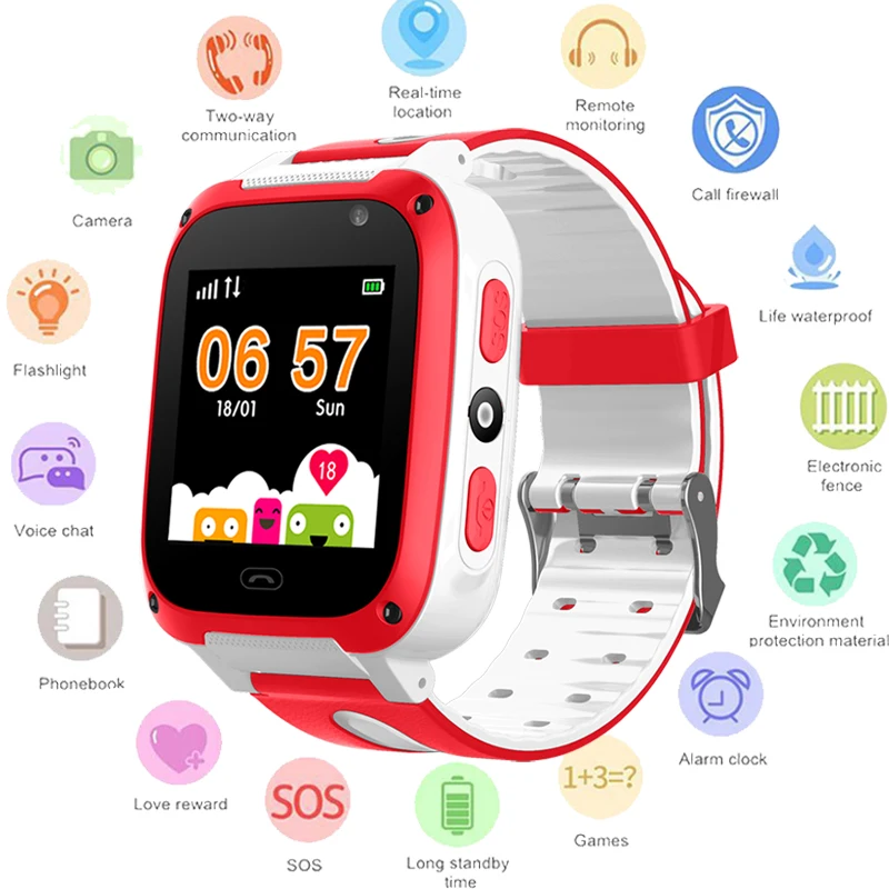  BANGWEI 2018 New Smart watch GPS Kid SmartWatches Anti Lost Baby Watch for Children SOS Call Locati - 32922773953