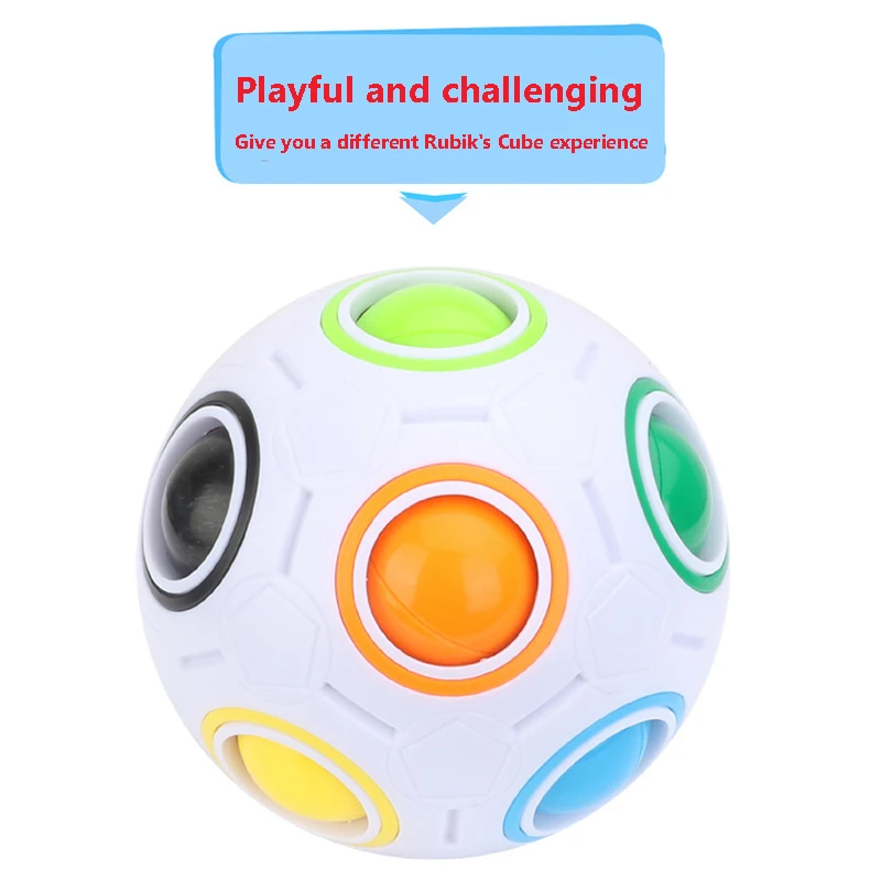 WOTT креативная Волшебная сферическая скорость радуги, пазлы футбольный мяч дети обучающая головоломка игрушки для детей и взрослых