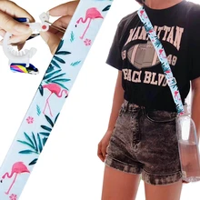 Креативный Фламинго кактус милый узор бутылка для напитков ремешок для бутылки с водой Пряжка детский подарок портативный задний стакан для воды аксессуары