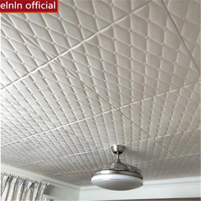 3d geometric pattern ceiling soft wall stickers study diningroom livingroom bedroom waterproof anti-collision foam wall stickers