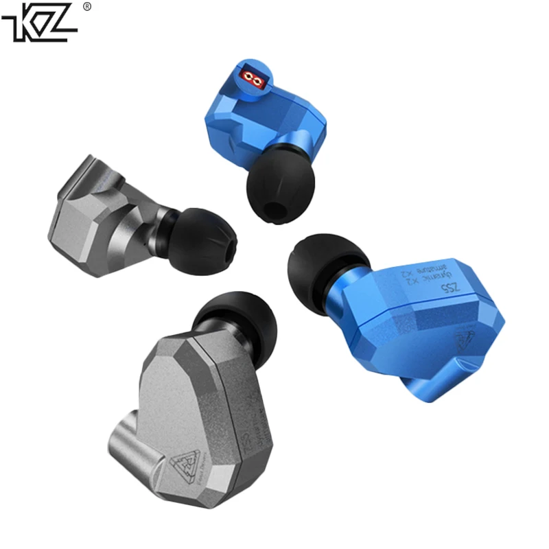 Проводные наушники KZ ZS5 + bluetooth кабель съемные кабели Hi Fi гибридные басы для