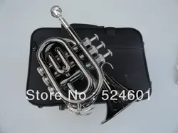 Oves бренд карманная труба убывания BB основных trompeta основных Никель покрытием черный 123 мм Труба tr-350